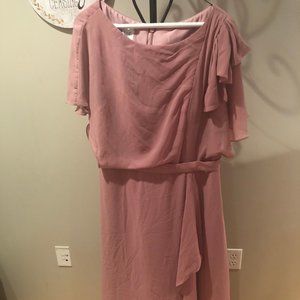 AZAZIE Aaliyah Dusty Rose Modest Gown